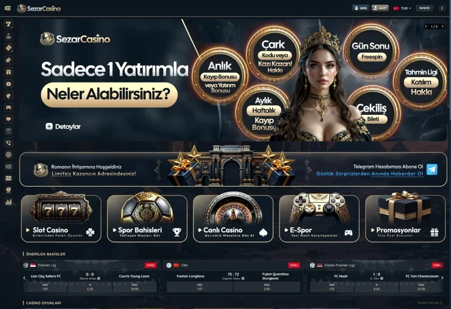 Sezar Casino ekran görüntüsü